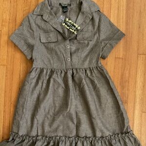 Vertigo Paris Vintage Taupe Sundress NWT